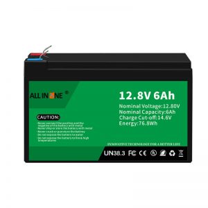12,8V 6Ah dobíjecí baterie LiFePO4 olověná náhradní lithium-iontová baterie 12V 6Ah