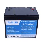 12,8V 80Ah dobíjecí baterie Lithium-iontová baterie