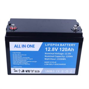 Dobíjecí baterie 12V 120Ah lithium-iontová baterie