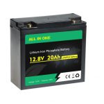 Dobíjecí lithium -iontová baterie Lifepo4 s hlubokým cyklem 12V 20AH OEM