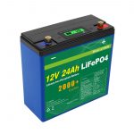 Solární hluboký cyklus 24v 48v 24ah Lifepo4 baterie UPS 12v 24ah baterie