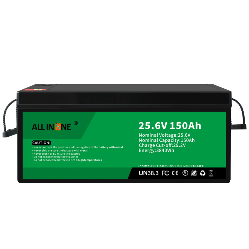 25,6V 150Ah LiFePO4 olověná náhradní lithium -iontová baterie 24V