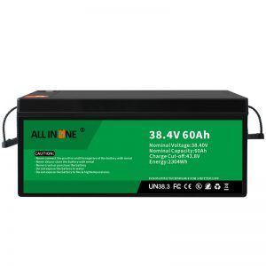 38,4V 60Ah lithium železo fosfátová baterie pro VPP/SHS/námořní/vozidlo 36V 60Ah