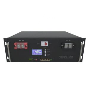 6000 cyklů 48V 100Ah 5Kwh RS48 LiFePo4 solární baterie s 5U skříní